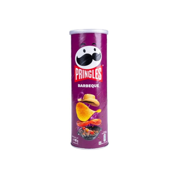 چیپس پرینگلز pringles با طعم باربیکیو 165 گرم