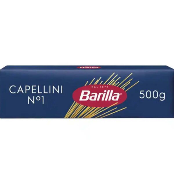 ماکارونی اسپاگتی رشته‌ای Capellini باریلا Barilla مدل n.1 حجم 500 گرم