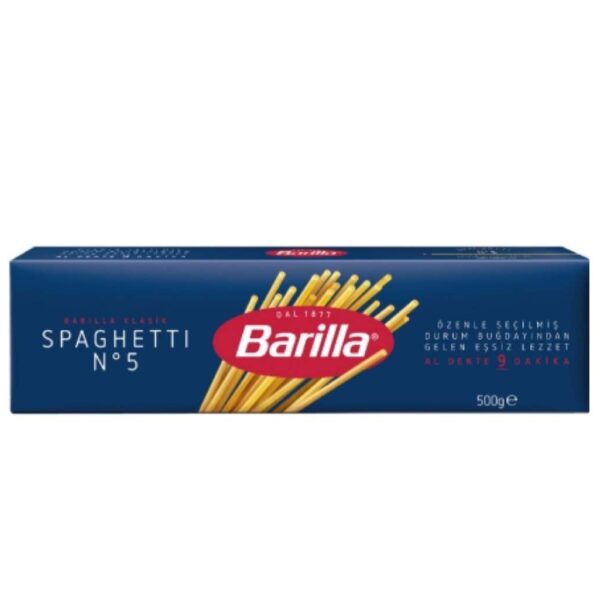 ماکارونی اسپاگتی مدل n.5 باریلا Barilla حجم 500 گرم